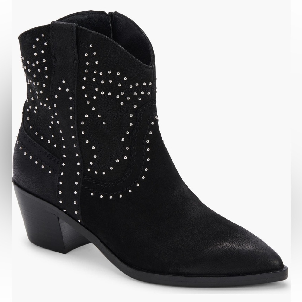 Dolce Vita Solow Stud Western Boot in Black